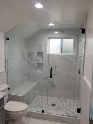 Custom shower glass