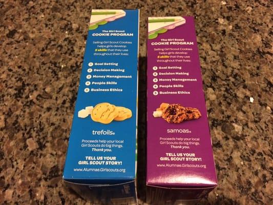 Trefoils and Samoas