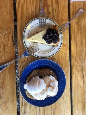 The famous chocolate chip cookie and key lime pie