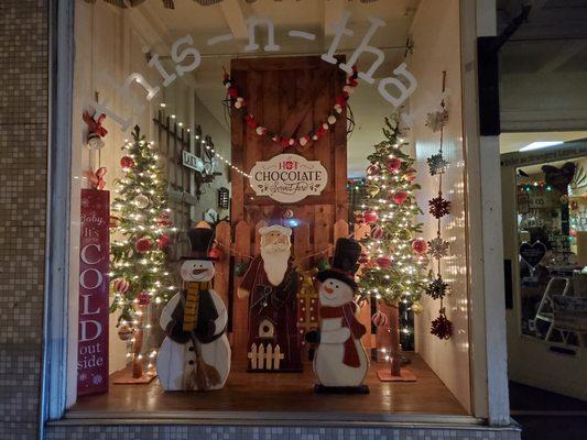 We are ready for the holiday season.  Come check out our great holiday decorations and gifts.