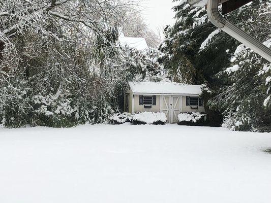 Winter view of Elk Suite