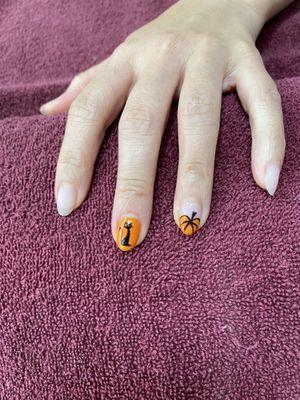 A work in progress for Halloween Nails...see Sophia!