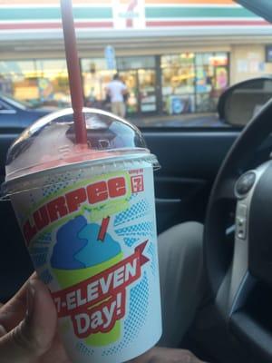 Free Slurpee day!!