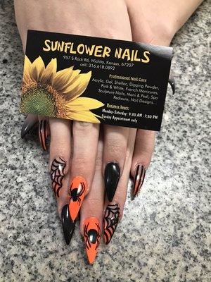 Halloween nail design