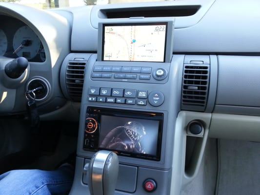 Infiniti G35 with Pioneer Touch Screen Radio and Dash Kit