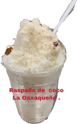 Raspado de coco.