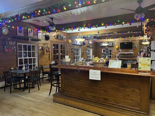 Bar ready for the holidays