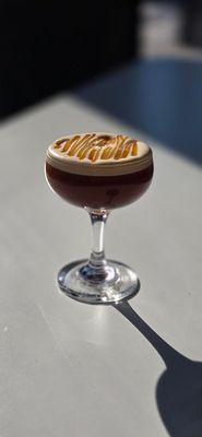 Salted caramel espresso martini