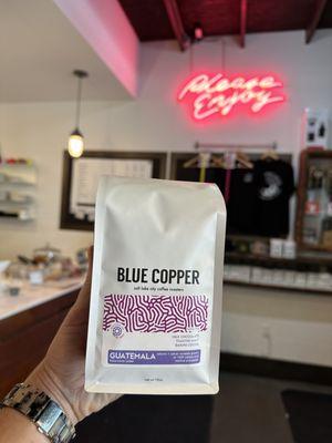 Blue Copper Coffee Room