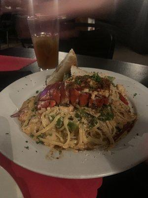 Amazing seafood pasta