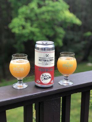 Picked up a Crowler of the Adam DNEIPA this afternoon for the perfect addition to a beautiful evening on the deck.