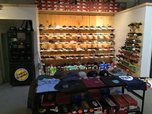 Shoe Wall at the 218 Shrewsbury St. Location