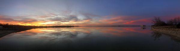 My gorgeous view of Richland Chambers reservoir.