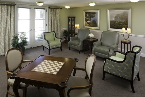 Play a good game of Checkers in our Luxurious Lounge!