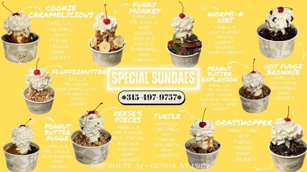 Special Sundaes