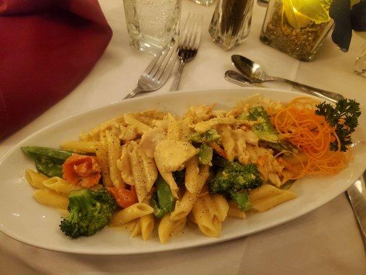 Chicken curry pasta