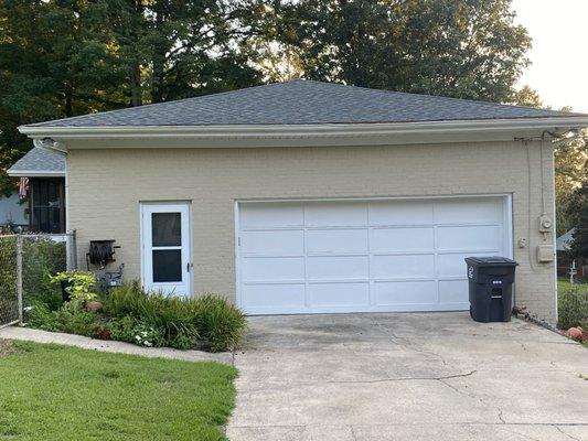 Repaired Garage Door