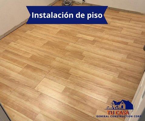 Instalación de piso