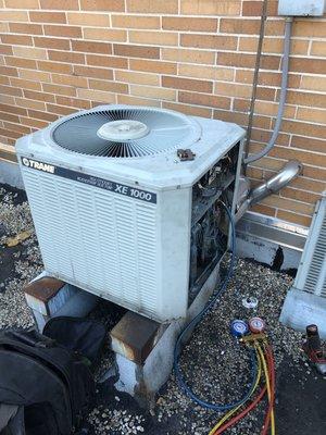 Trane condenser repair