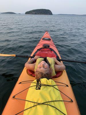 Sunset kayak & 11 year old