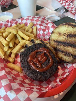 Burnet frozen burger patty