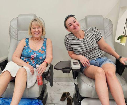 My Daughter & Me having a nail day