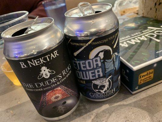 Fancy can beers and ciders to go with your games