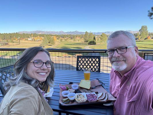 Outside deck and amazing BBQ