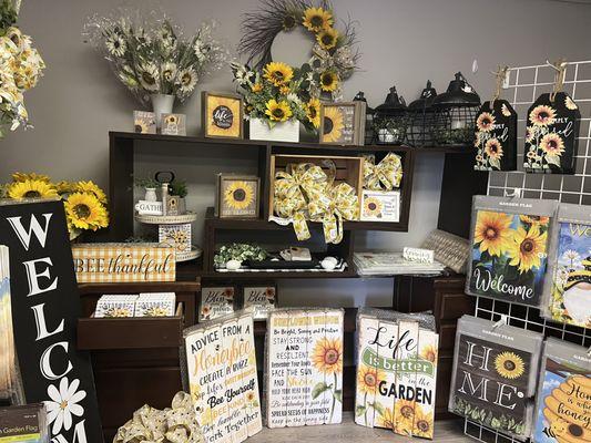 Sunflower, spring and summer decor