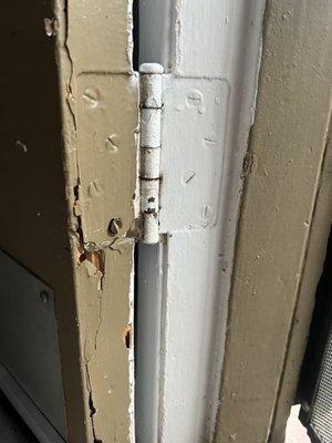 Nice door. Never fixed: