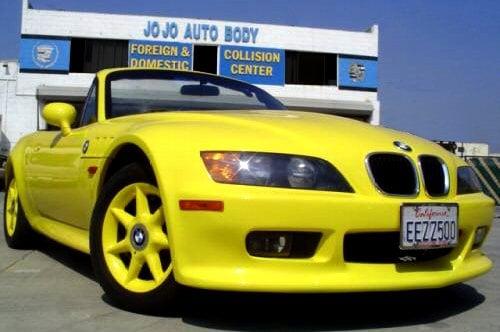 BMW z3 replica made on a Mazda Miata chassis