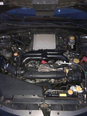 My new rebuilt EJ 25 engine!