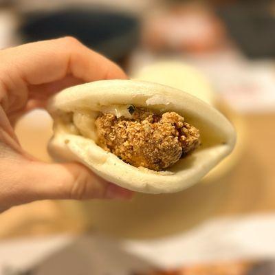 Karaage chicken bao