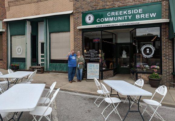 Come dine-out with us at Creekside Community Brew!