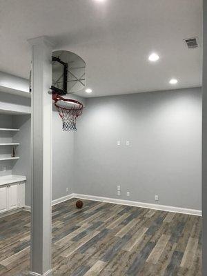 Basement basketball course we do it all!!