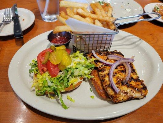 Grilled Fish Sandwich (Mahi Mahi)