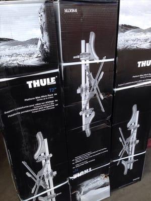 Thule Bike carriers sold here. Call for everyday low price.