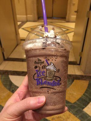 Chocolate shake, no coffee. I prefer Peets