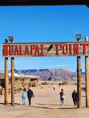 Hualapai Point - where we had our food & enjoyed a viewpoint of the Grand Canyon