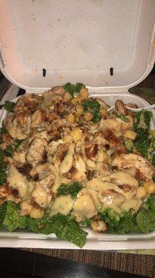 Chicken Caesar salad