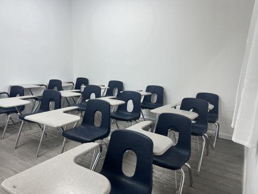 Bright classroom