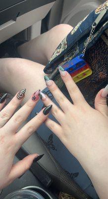 Our nails.