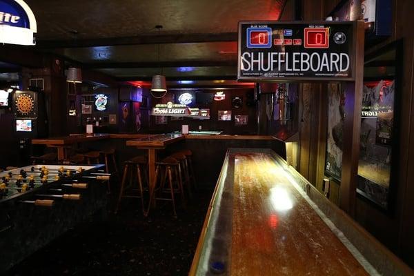 One of the last remaining full sized Shuffle Boards in the QC!