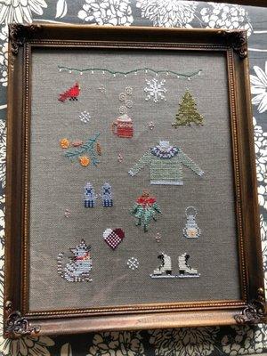 The best picture frames for my daughter's needlepoint.