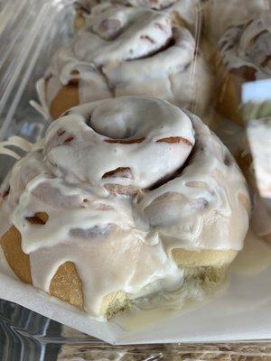 Hot and fresh Cinnamon Rolls