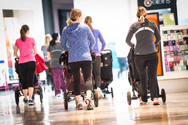 Indoor stroller strides locations include malls.  Come for class, stay to shop and play! Paradise Valley Mall and Arrowhead Towne Center.