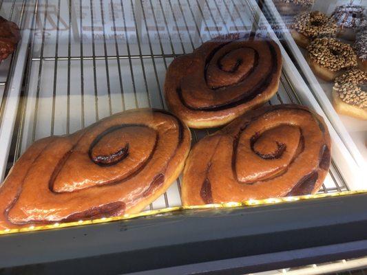 Humongous cinnamon rolls