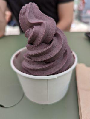 Taro soft serve