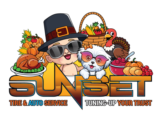 Grateful for You & Your Ride! Happy Thanksgiving from Sunset Tire