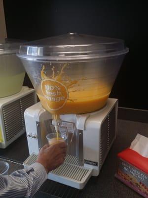 Fresh squeezed orange juice